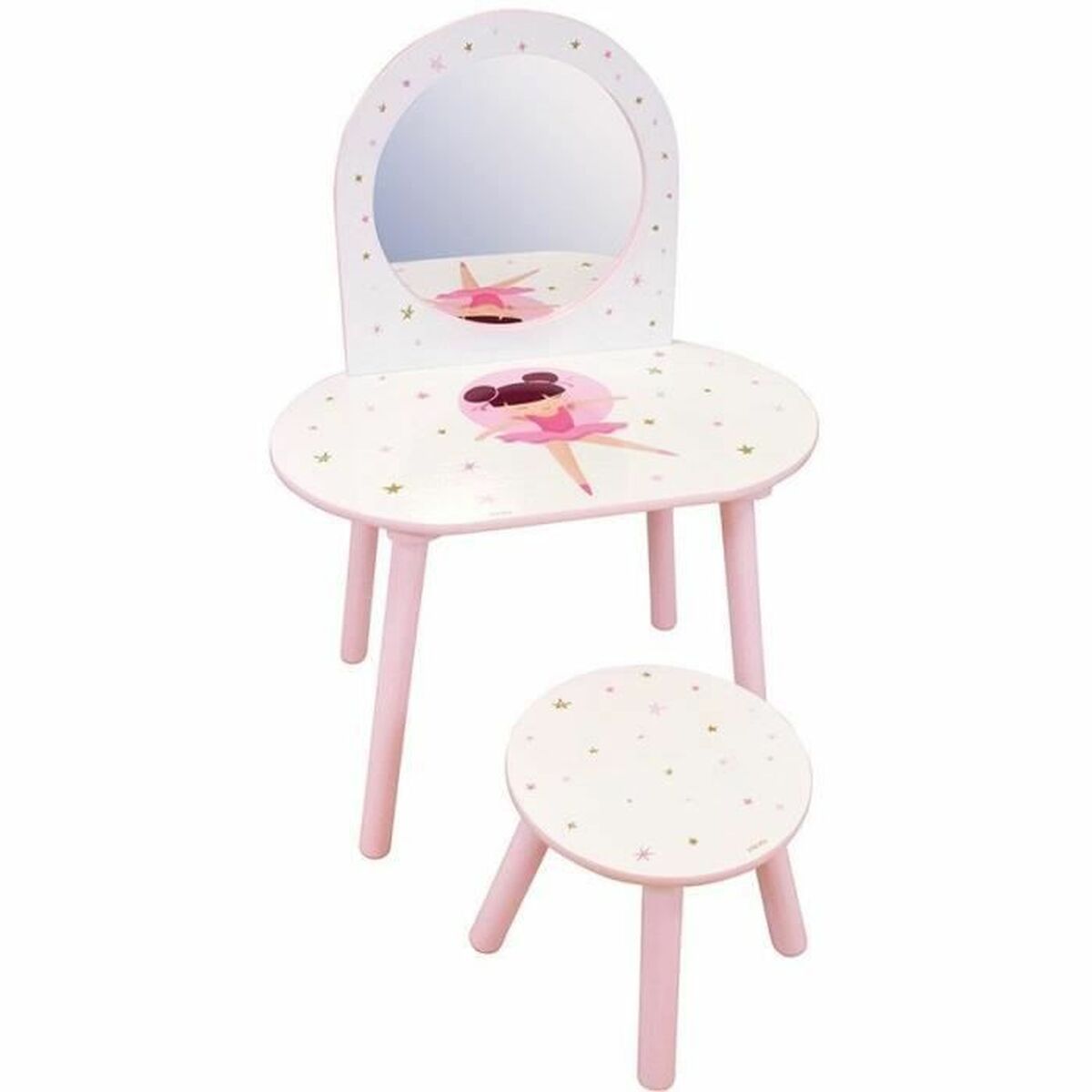 Pukeutumispöytä ja jakkara Fun House Ballerina Dancer